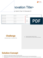 Design Sprint - Pitch Deck - Innovation Title