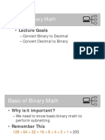 Basics of Binary Math