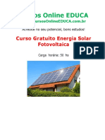 APOSTILA - Curso Energia Solar Fotovoltaica
