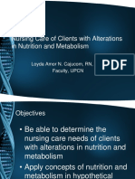 (Nutrition and Metab) MOdule 1