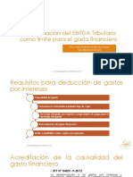 Determinación Del EBITDA Tributario para Intereses Final