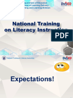 National Training on Literacy Instruction