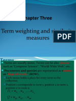 Term Weighting and Similarity Measures