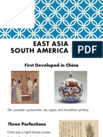 East Asia South America