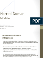 Modelo Harrod-Domar traduzido para português