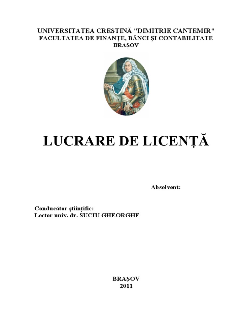 Model Licenta | PDF