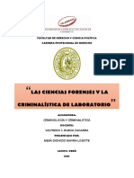 Las Ciencias Forenses Turniting-Criminología