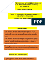 Clase 03 Sustancias Puras. Tablas Termodinamicas