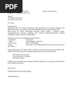 Contoh Surat Keseriusan LOI