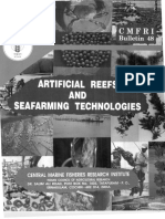 Artificial Reefs AND Seafarming Technologies: Cmfri