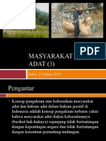 Masyarakat Hukum Adat