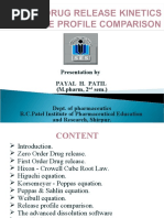 Download In Vitro Drug Release Kinetics amp Release Profile Comparison by payal_patil_4 SN56125788 doc pdf