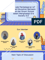 Kelompok 7 - Metode Pembelajaran IoT Based Education Berbasis Web Dan Smart School Dalam Menghadapi Era Society 5.0