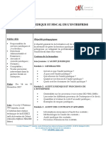 Audit Juridique Et Fiscal de L'Entreprise: (Salle de Formation Du Cabinet D'avocats D'affaires TRAORE Bakari)