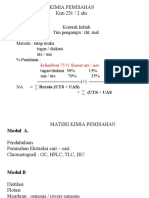 PEMISAHAN kIMIA. EKS. BAB I-1