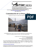 Contaminación de La Oroya - Peru