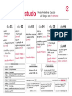 Plano de Estudo Uma Semana