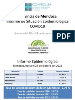 Informe de Situación Epidemiologica