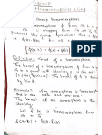 Group Homomorphisms