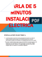 4 Charla de 5 Minutos Instalacion Electrica