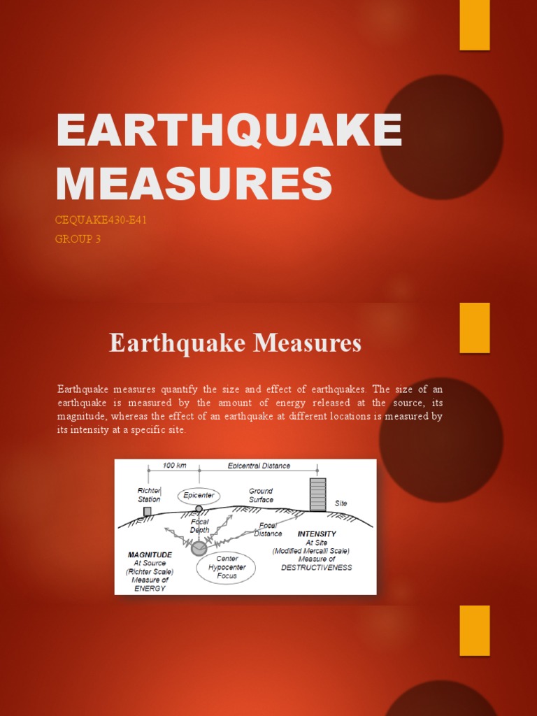 Earthquake Measurement Guide | PDF | Moment Magnitude Scale | Earthquakes