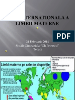 Ziua Internationala A Limbii Materne