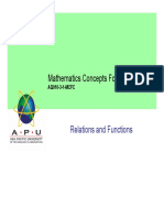 Mathematics Concepts For Computing Relations & Functions