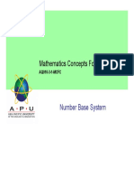 Mathematics Concepts For Computing Number Base Systems