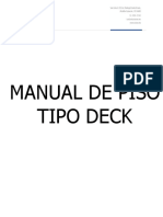 Manual de Piso Deck