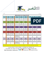 End of Term Li Timetable 2021-2022