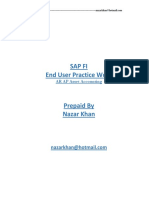 Sap Fi End User Practice Work: AR AP Asset Accounting