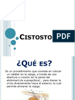 Cistostomía