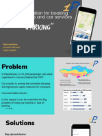 Mobile Application For Booking Parking Spaces and Car Services 1parking