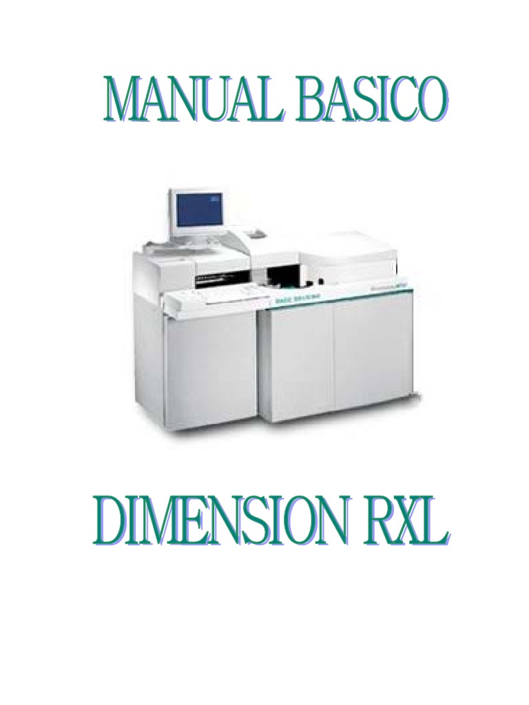 Manual Dimension Rxl Basico (Español) PDF Calibración Pendiente