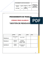 Proc-M.amb.-01 Manejo de Gestion de Residuos Rev.00 11.01.2020