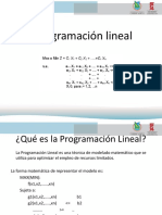 Programación Lineal