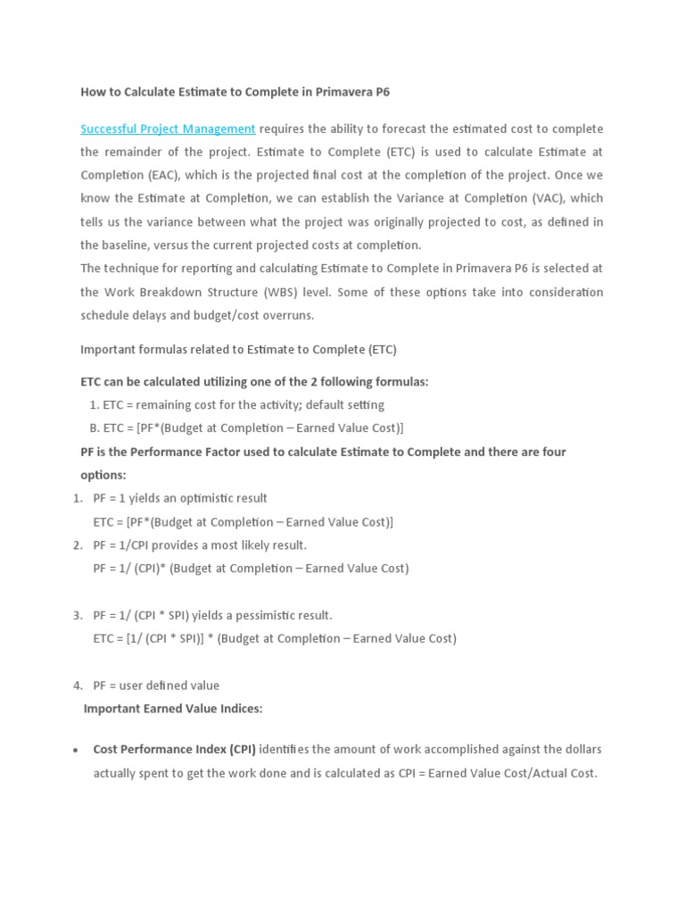 how-to-calculate-estimate-to-complete-in-primavera-p6-pdf-consumer