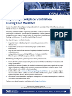 OSHA Alert: Improving Workplace Ventilation During Cold Weather