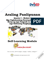 Araling Panlipunan: Self-Learning Module