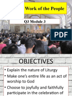 Liturgy: Work of The People: Q3 Module 3