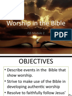 Worship in The Bible: Q3 Module 2