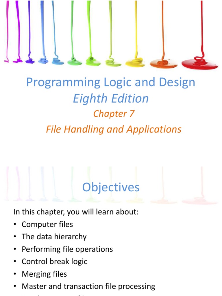 File Handling in Programming Logic | PDF | Computer File | Byte