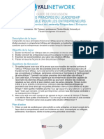 Principes Fondamentaux Du Leadership Ethique Dans L Entreprise Guide de Discussion