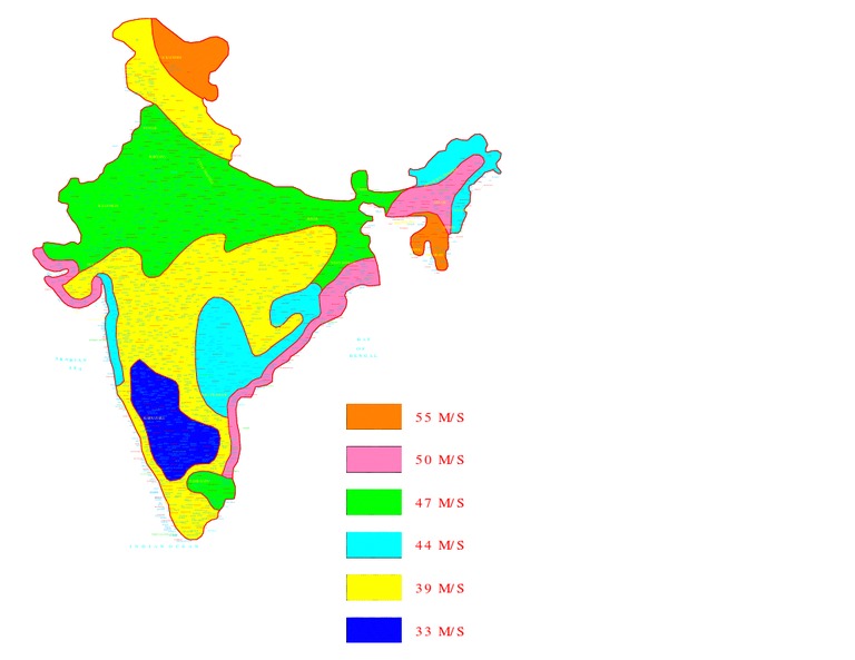 Wind Zone Map Of India India Wind Zone | Pdf