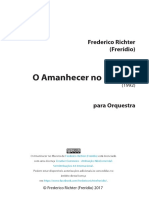 10 - Frederico Richter - O Amanhecer No Planeta (Partitura)