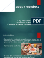 Aminoácidos y proteínas: estructura, clasificación y función