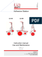 Adhesive Station: Instruction Manual Use and Maintenance