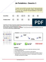 Pentatônica - Desenho 3 e conexão