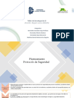 T.1 Presentación Del Protocolo de Investigación