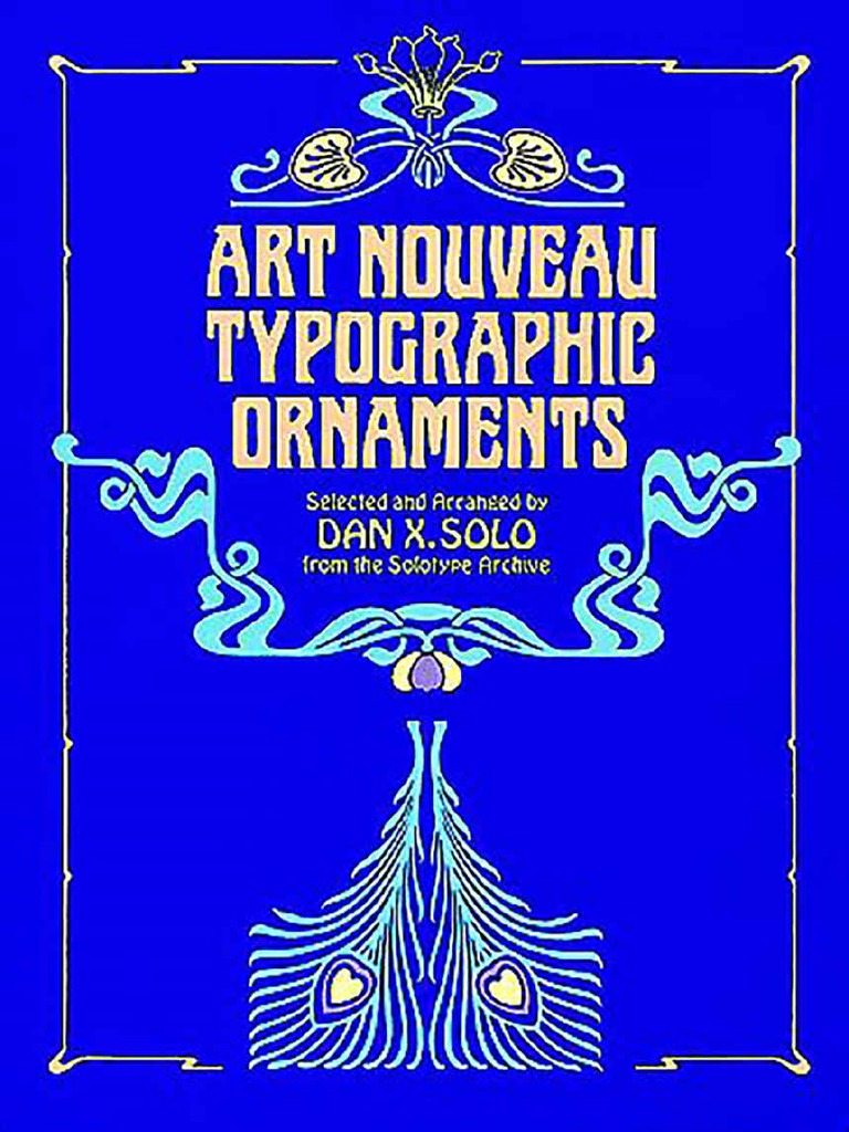 Art Nouveau Typographic Ornaments | PDF